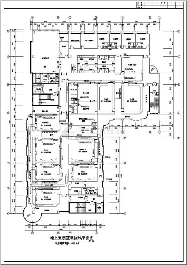 某市L型医院手术楼空调设计施工图-图二