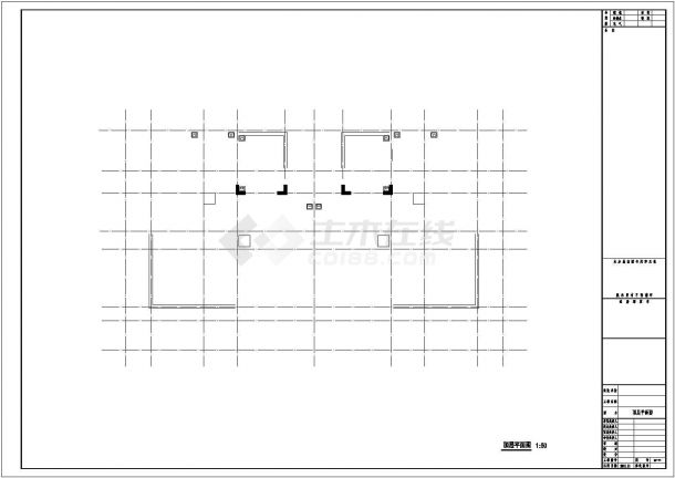[四川]三层面砖外墙联排式别墅建筑施工图-图二