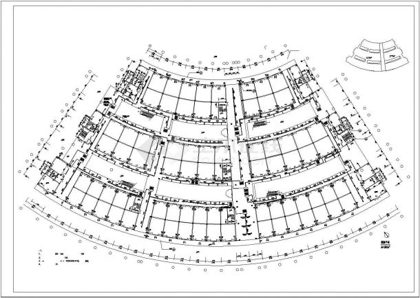 某商业广场空调通风防排烟设计CAD资料（含人防设计）-图二
