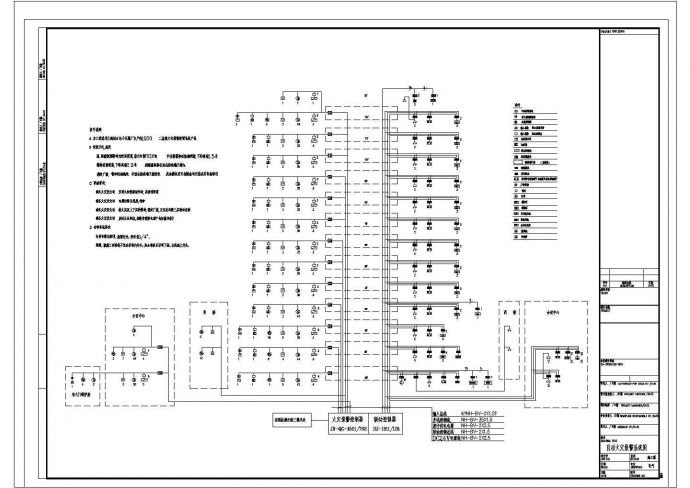 某省高级饭店消防报警设备平面CAD图_图1