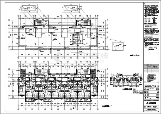 17层高层住宅保障房建筑施工图2017-图一