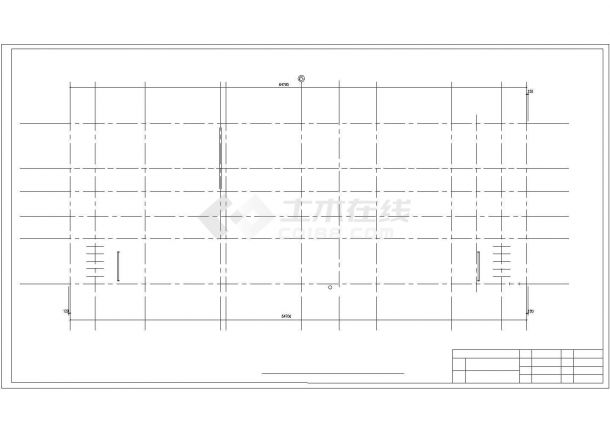 郑州市元山路某单位6300平米6层框架结构办公楼建筑设计CAD图纸-图二