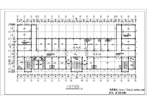 医院急诊楼建筑设计CAD施工图-图一