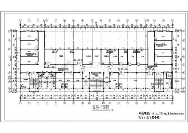 医院急诊楼建筑设计CAD施工图-图二