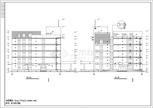 专科医院建筑设计CAD施工图-图一