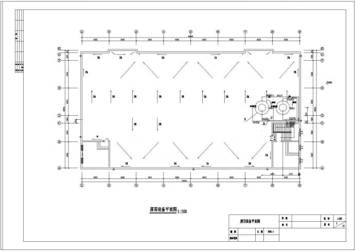 某四层商场空调通风防排烟设计CAD资料（含人防设计）_图1