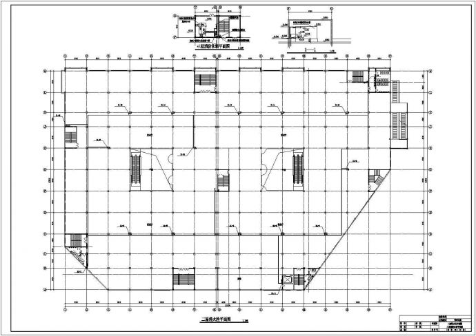 某双层商业中心空调通风防排烟设计CAD资料（含人防设计）_图1