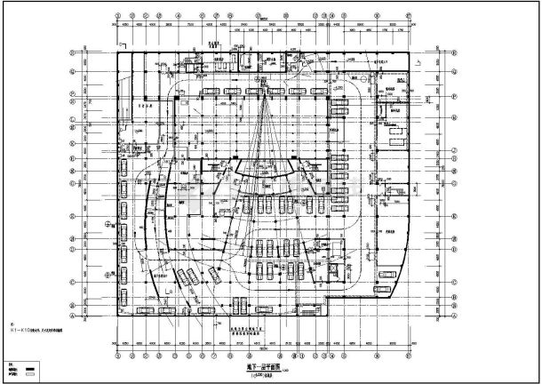 某大型影剧院建筑CAD设计施工图纸-图二