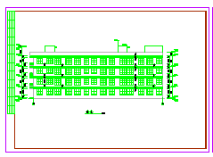某三层幼儿园建筑设计CAD扩出图-图一