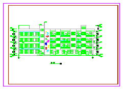 某三层幼儿园建筑设计CAD扩出图-图二