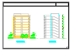 某中学学生公寓建筑方案设计施工图纸_图1