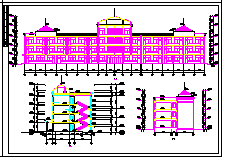 三丁小学教学综合楼建筑施工设计图纸_图1