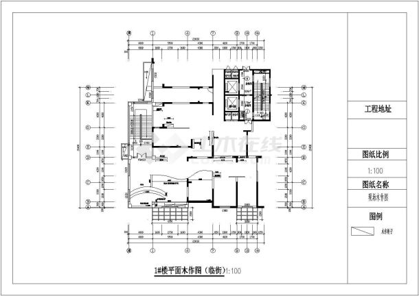 某新疆网吧CAD完整设计施工图纸-图二