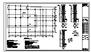 某八层带地下室钢框架结构电影院结构施工cad图_电影院施工-图二