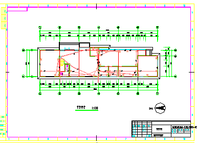 某框架结构办公大楼电气cad设计施工图-图一