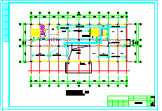 六层框架式结构办公楼电气cad设计全图-图二