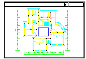 某县3层幼儿园建筑设计施工平立剖面图-图二