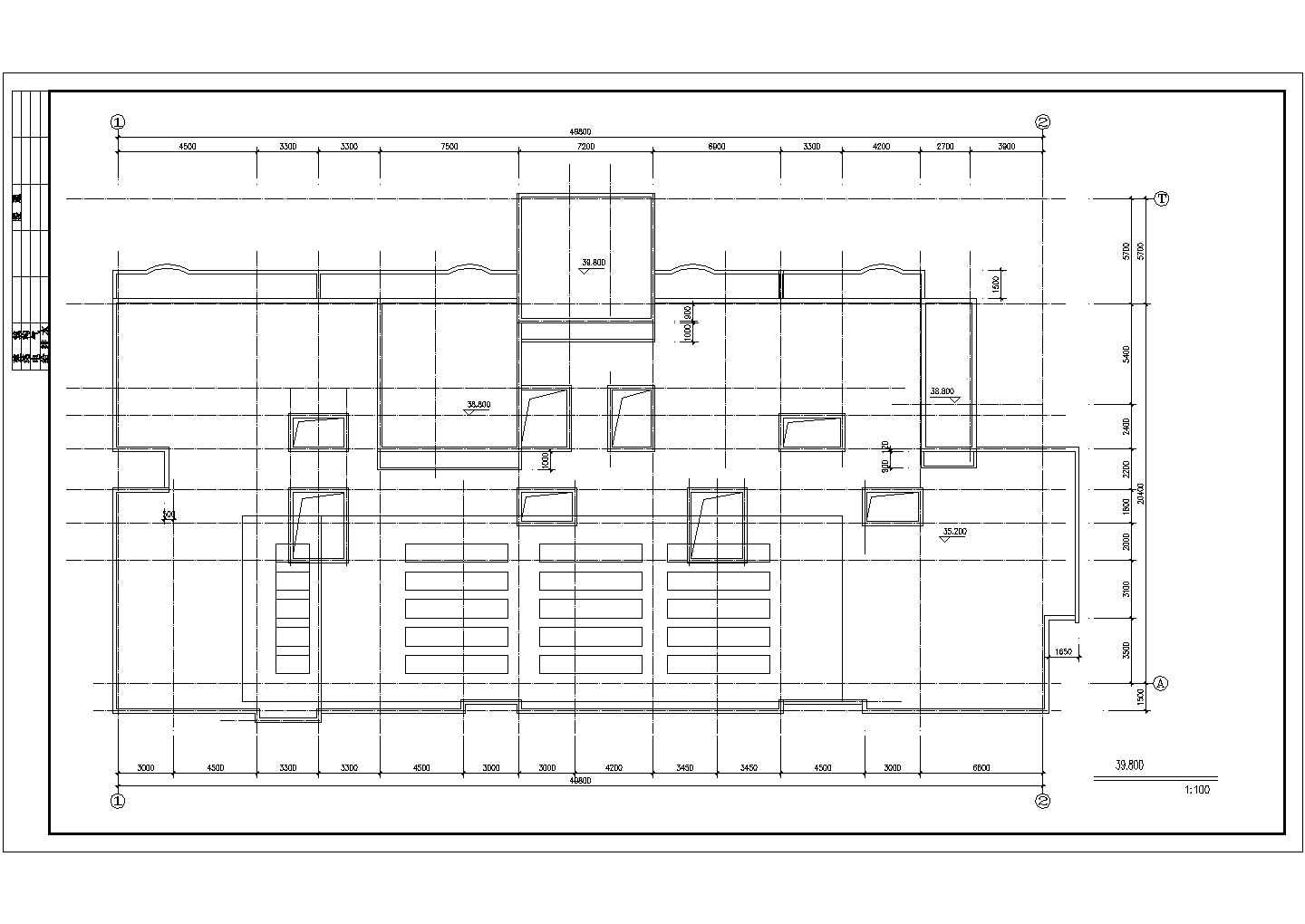 某地新型板式小高层建筑CAD图纸