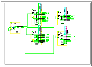 某小区照明系统整套控制cad施工图-图二