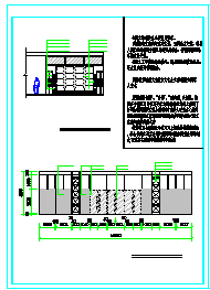 某办公大楼门厅装修cad设计平面施工图_图1