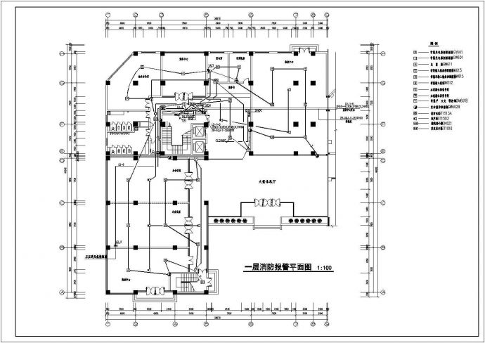 某会议室大楼电气设计图4_图1