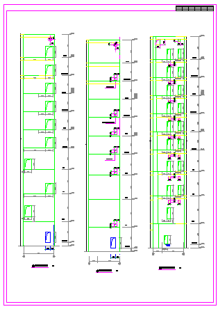 某大厦全套结构CAD设计施工图纸_图1
