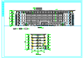 北京某大型办公楼建筑CAD设计施工方案图纸-图一