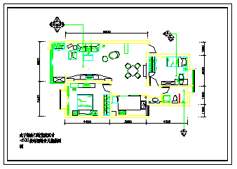 北京月苑小区小户型家装cad设计方案施工图纸-图二