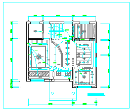 某别墅室内装修详细cad设计施工图_图1