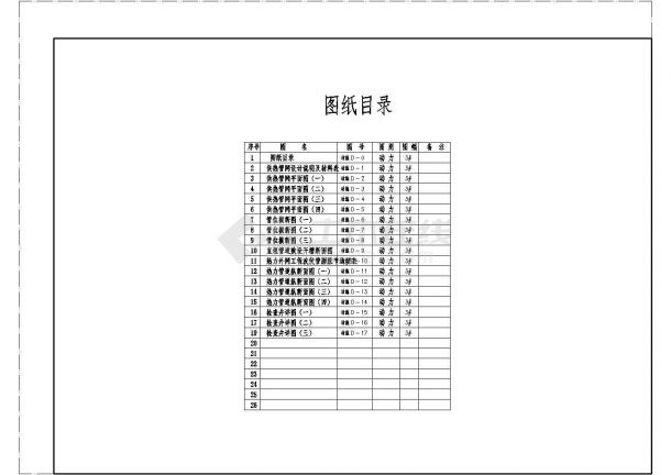 【苏州】某天然气公司供热管网全套施工设计cad图纸-图一