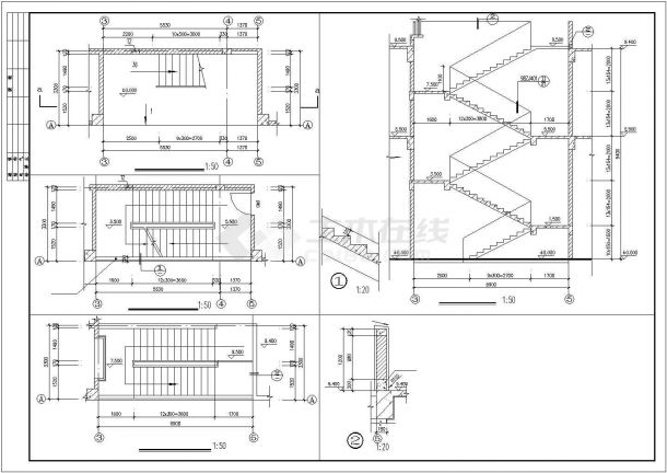 某地不规则住宅房屋建筑设计CAD图纸-图一