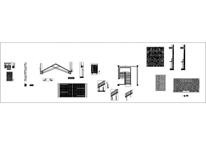 某别墅样板房高尔夫会所CAD构造设计平面图_图1