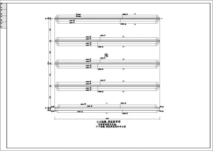 某A2O工艺污水处理厂图纸曝气池CAD环保构造设计图_图1