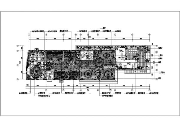 某树山酒店二层平面图CAD节点全套施工图-图一