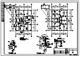 住宅设计_某五层框架结构私人住宅结构施工cad图纸-图二