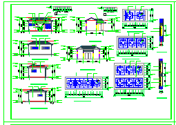 1层砖混结构公厕建筑设计施工图-图二