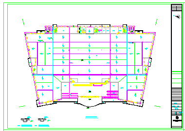 大型采购超市建筑方案CAD设计施工图纸-图一