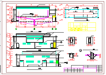 2层砖混结构公厕建筑设计施工图(2层均为公厕共73个蹲位)-图一