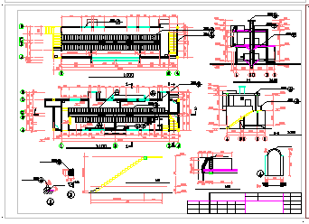 2层砖混结构公厕建筑设计施工图(2层均为公厕共73个蹲位)-图二