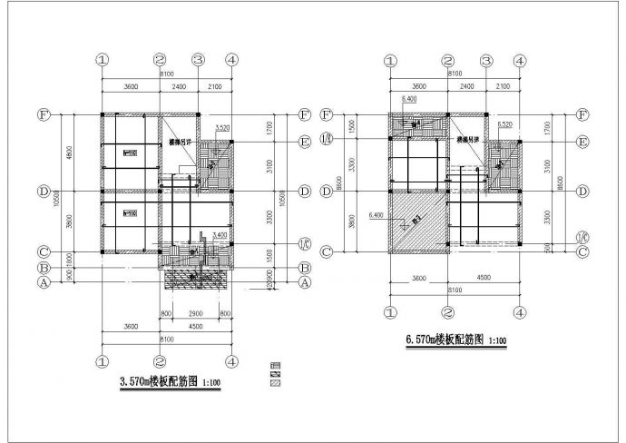 阜阳市某现代化村镇3层砖混结构农村自建民居楼结构设计CAD图纸_图1