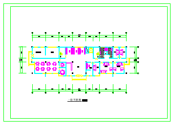 多层办公楼建筑设计CAD施工图附带效果图-图二