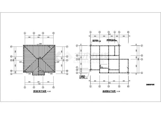 孝感市某村镇3层混合结构乡村住宅楼电气系统设计CAD图纸-图一