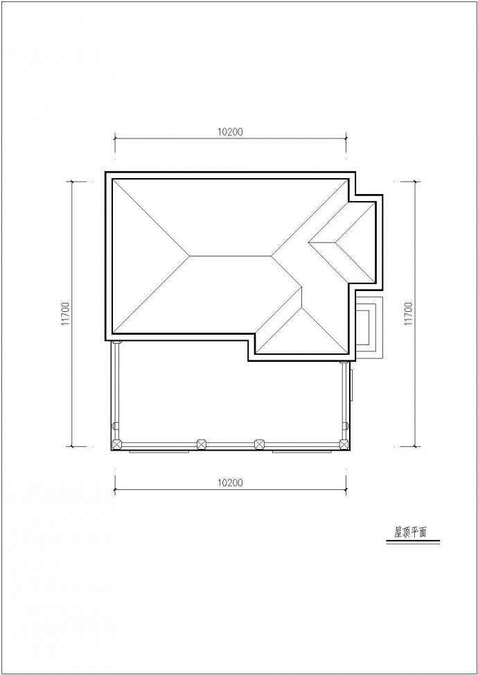 某大型3层框架结构单体豪华别墅全套平立剖面设计CAD图纸_图1
