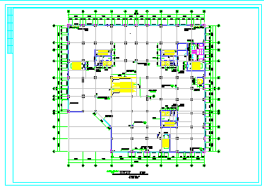 多层商场建筑详细方案CAD设计施工图-图一