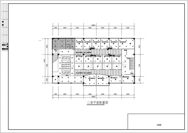  Reference Plan of CAD Scheme for Decoration of a Cafe on Two Floors - Figure 1