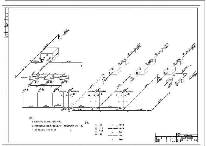[辽宁]污水处理厂施工工艺污泥脱水间CAD环保构造节点图纸_图1