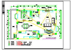 某复式楼家居室内装修cad设计施工图-图一