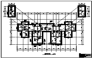 某三层异形柱框架联排别墅结构施工cad图_别墅施工_图1