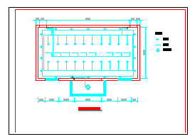 某钢厂办公楼会议室设计装修CAD施工图纸-图一