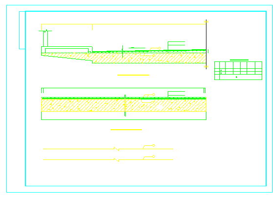 某钢架拱型桥全套CAD设计施工图纸